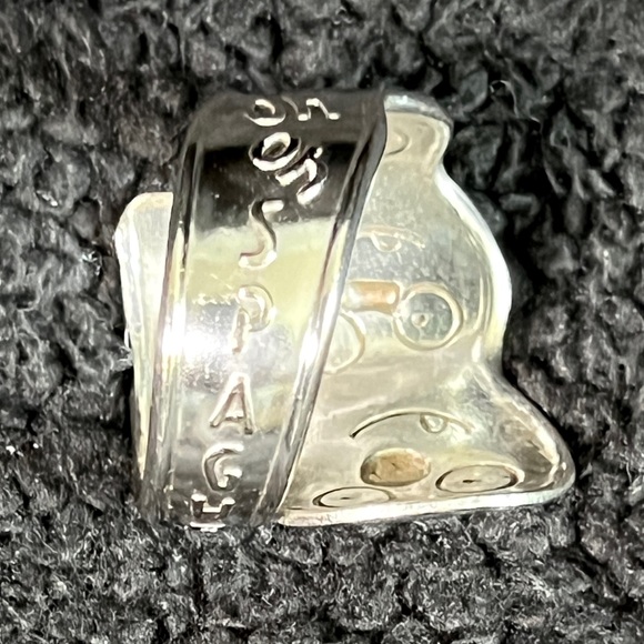 Vintage SpaghettiOs Sterling Silver Spoon Ring - Picture 2 of 5